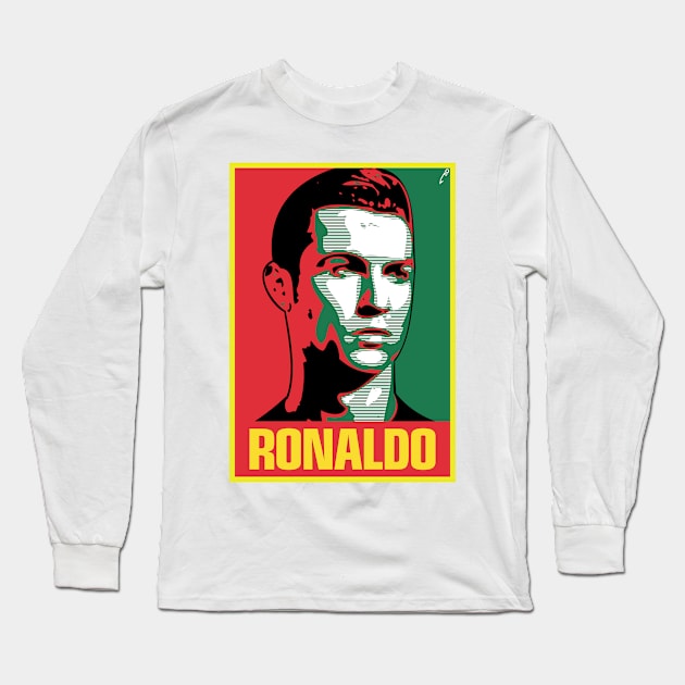 Ronaldo - PORTUGAL Long Sleeve T-Shirt by DAFTFISH